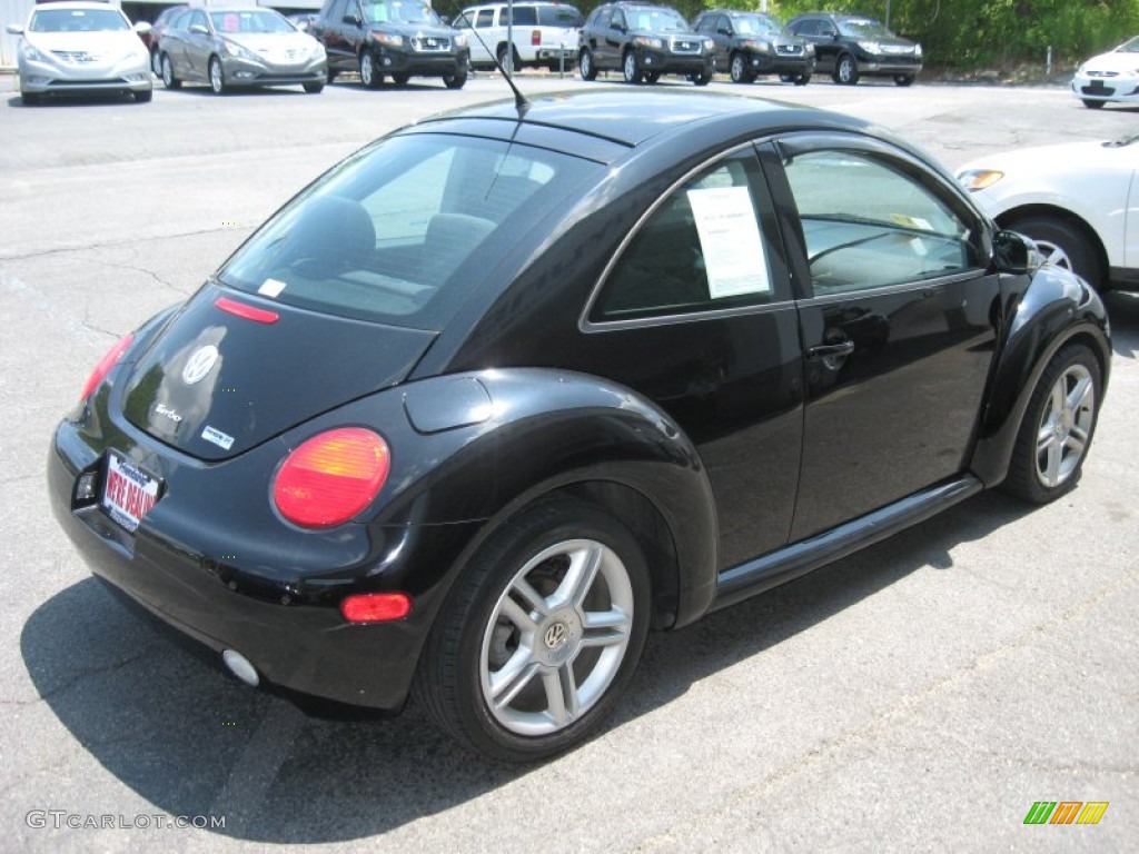 2004 New Beetle GLS 1.8T Coupe - Black / Black photo #6