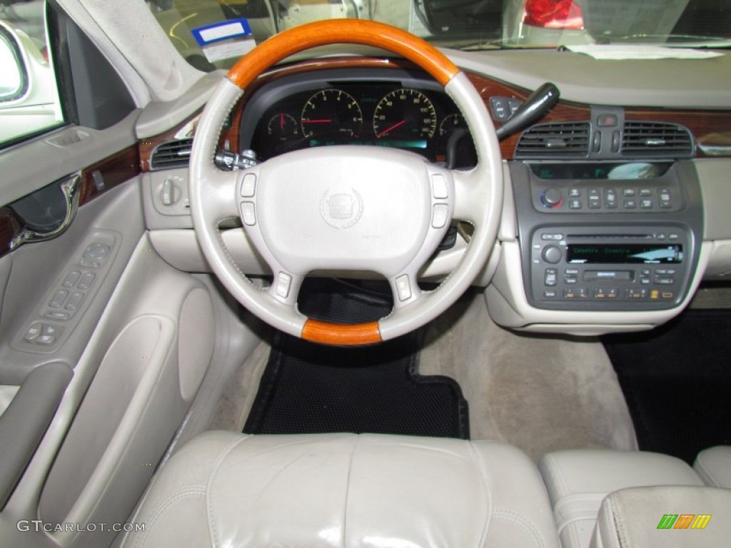 2001 Cadillac DeVille DHS Sedan Oatmeal Dashboard Photo #50579476