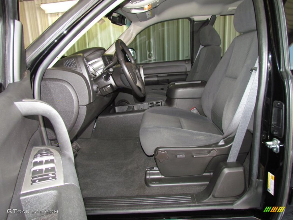 Ebony Interior 2008 Chevrolet Silverado 1500 LT Extended Cab Photo #50580832