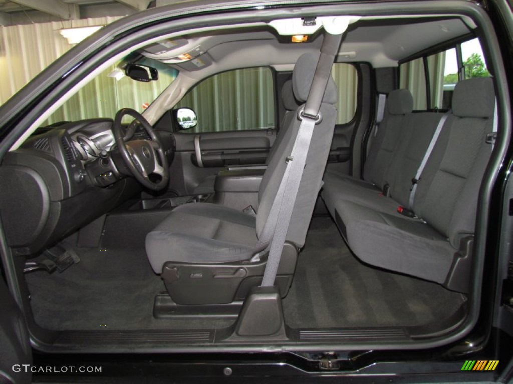 Ebony Interior 2008 Chevrolet Silverado 1500 LT Extended Cab Photo #50580844