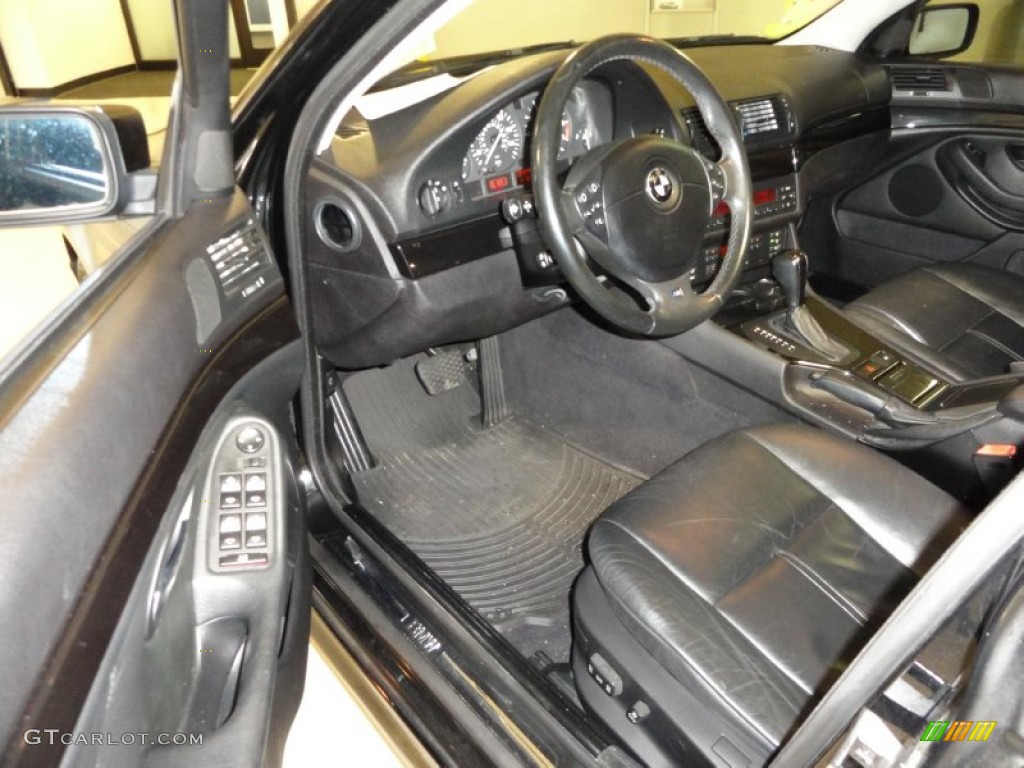 Black Interior 1999 BMW 5 Series 528i Sedan Photo #50581330