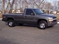 2002 Medium Charcoal Gray Metallic Chevrolet Silverado 1500 Work Truck Regular Cab 4x4  photo #2