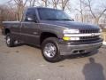 2002 Medium Charcoal Gray Metallic Chevrolet Silverado 1500 Work Truck Regular Cab 4x4  photo #8