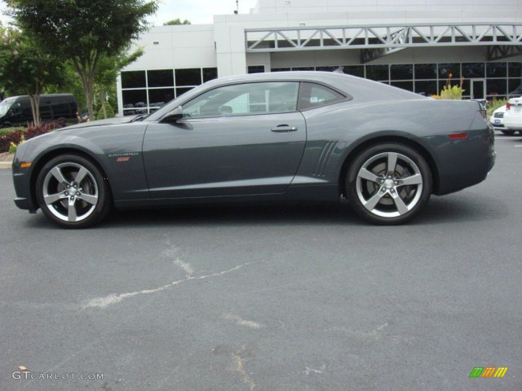 2010 Camaro SS/RS Coupe - Cyber Gray Metallic / Black photo #3