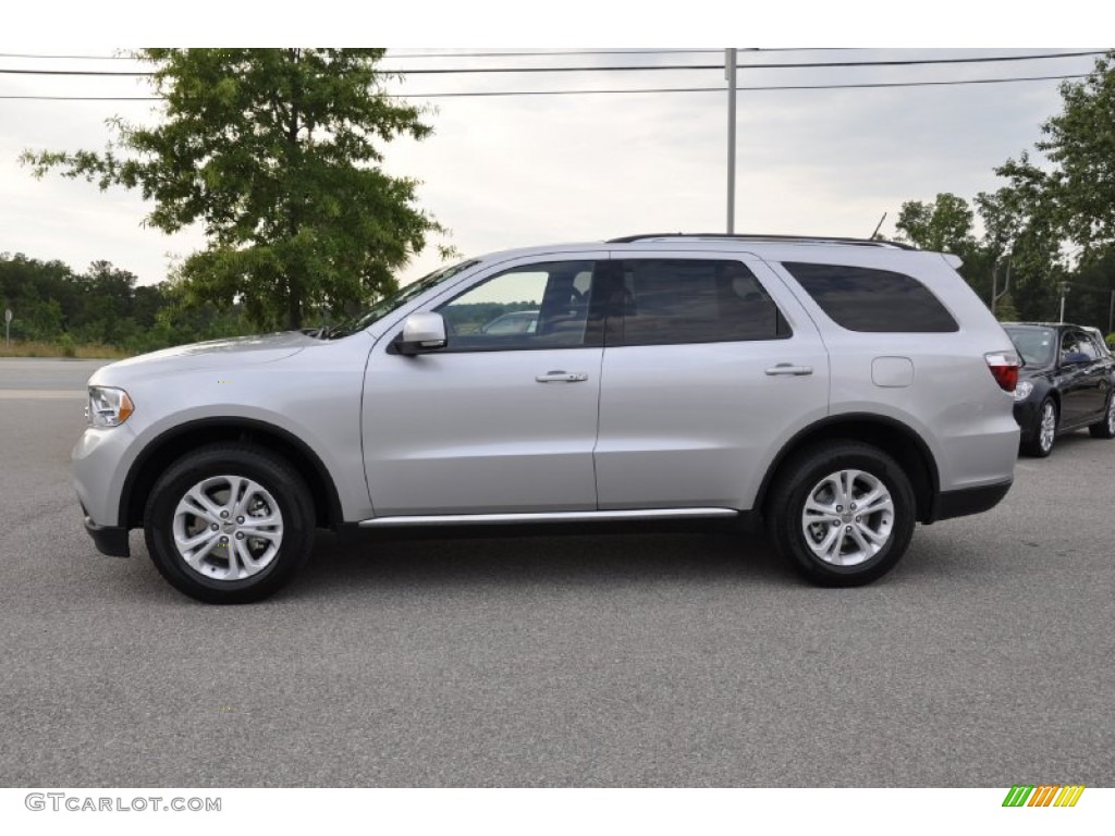 Bright Silver Metallic 2011 Dodge Durango Crew Exterior Photo #50582353