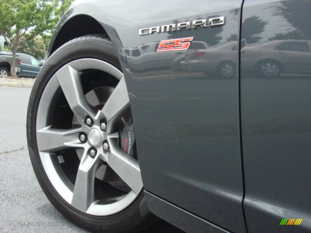 2010 Camaro SS/RS Coupe - Cyber Gray Metallic / Black photo #26