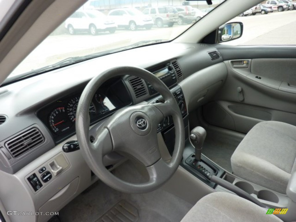 Light Gray Interior 2004 Toyota Corolla Ce Photo 50582494