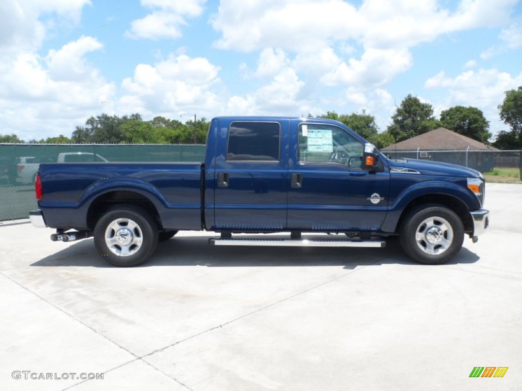 Dark Blue Pearl Metallic 2011 Ford F250 Super Duty XLT Crew Cab Exterior Photo #50583334