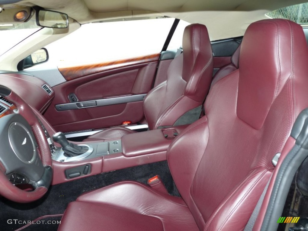 Iron Ore Red Interior 2006 Aston Martin DB9 Volante Photo #50583349