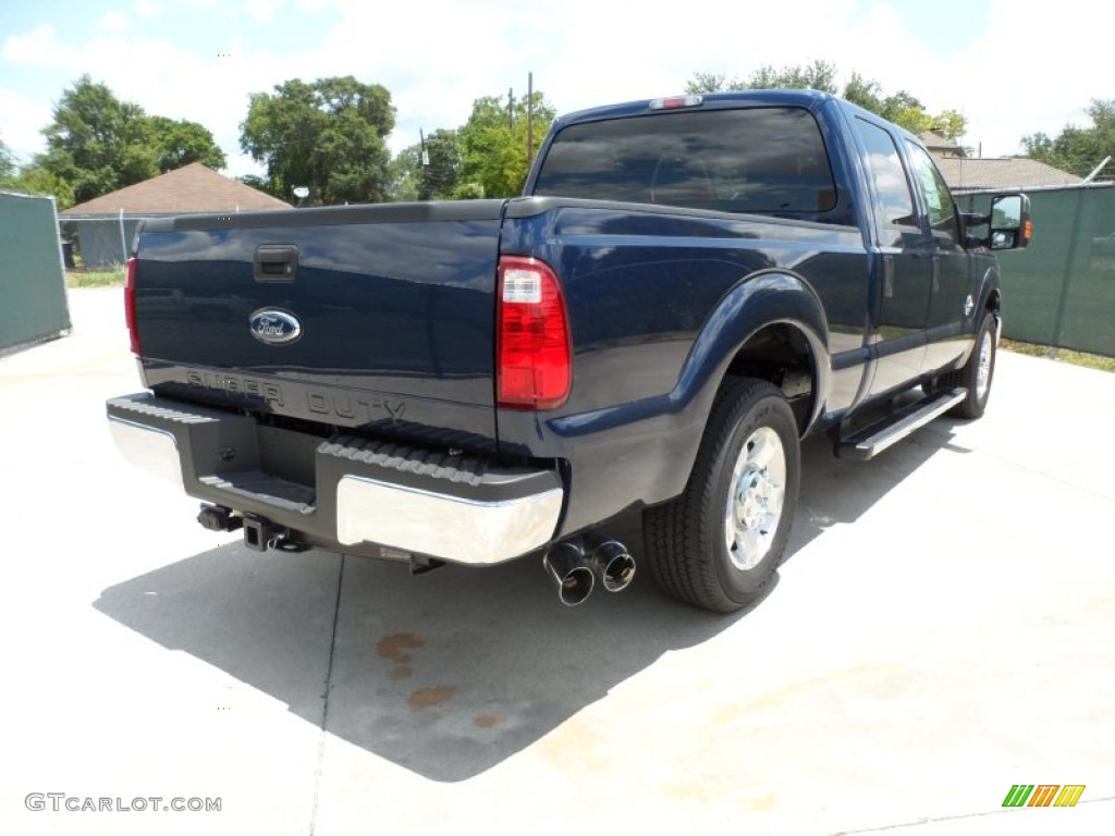 Dark Blue Pearl Metallic 2011 Ford F250 Super Duty XLT Crew Cab Exterior Photo #50583358