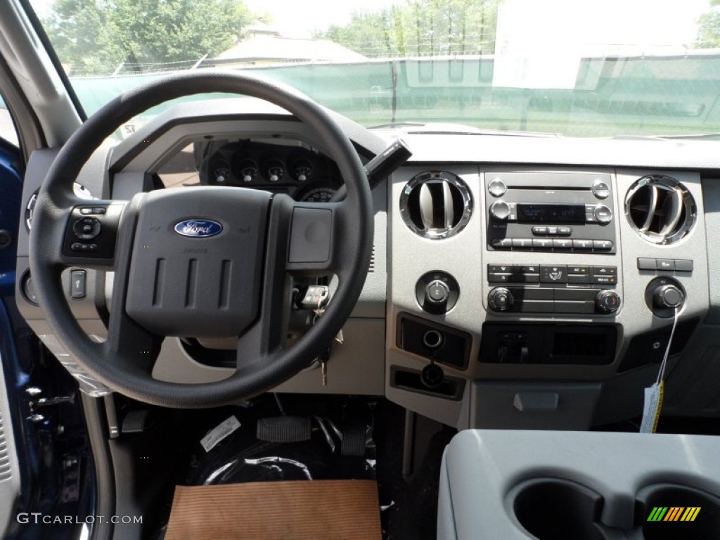 2011 Ford F250 Super Duty XLT Crew Cab Steel Gray Dashboard Photo #50583721