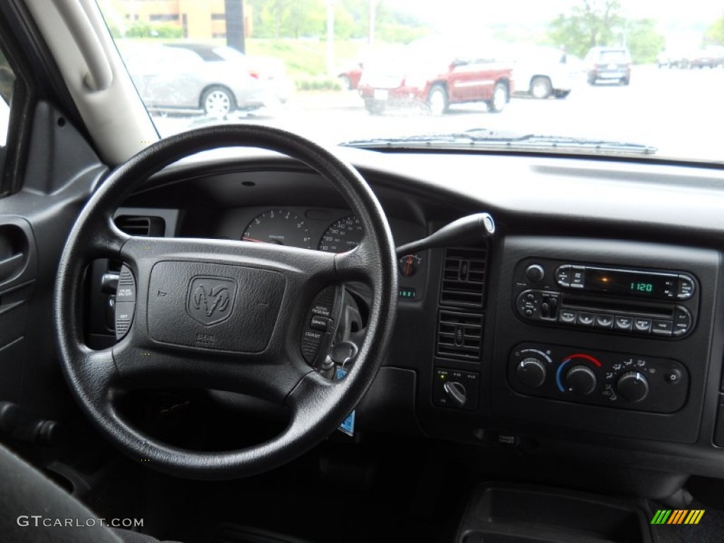 2004 Dakota SLT Club Cab 4x4 - Atlantic Blue Pearl / Dark Slate Gray photo #4