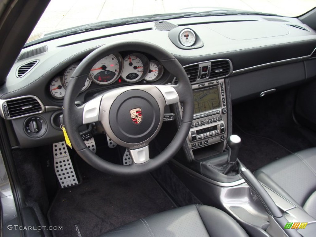 2008 Porsche 911 Carrera S Cabriolet Black Dashboard Photo #50584570