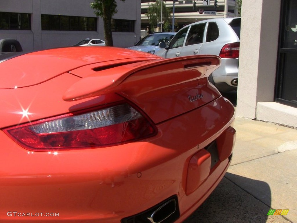 2008 911 Turbo Cabriolet - Guards Red / Black photo #6