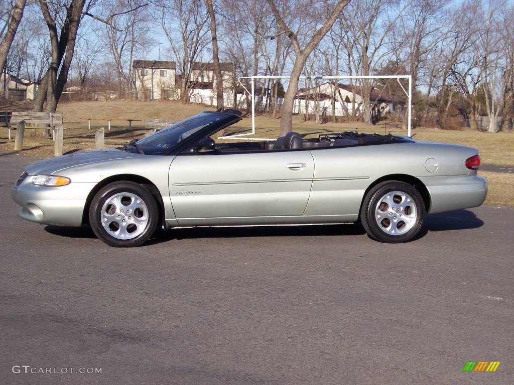 2000 Sebring JXi Convertible - Light Cypress Green Metallic / Agate photo #2