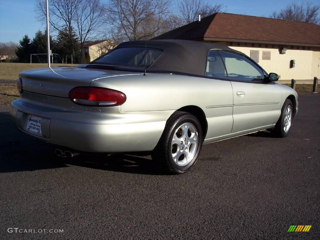 2000 Sebring JXi Convertible - Light Cypress Green Metallic / Agate photo #4
