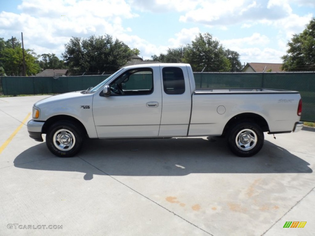 2002 F150 Sport SuperCab - Silver Metallic / Medium Graphite photo #6