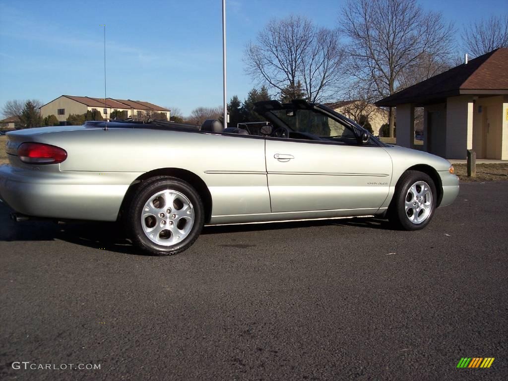 2000 Sebring JXi Convertible - Light Cypress Green Metallic / Agate photo #5