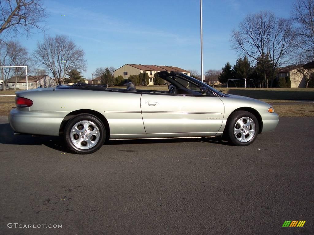 2000 Sebring JXi Convertible - Light Cypress Green Metallic / Agate photo #6