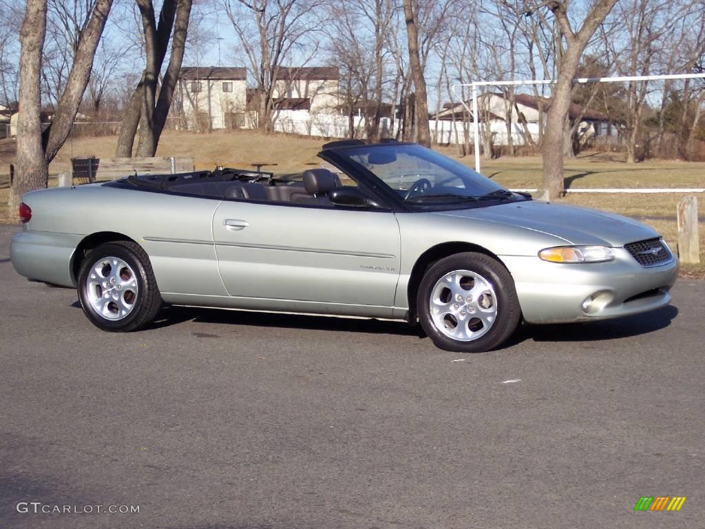 2000 Sebring JXi Convertible - Light Cypress Green Metallic / Agate photo #7