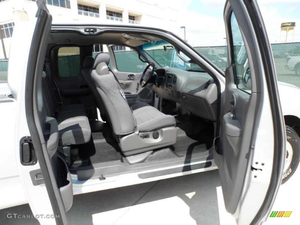 2002 F150 Sport SuperCab - Silver Metallic / Medium Graphite photo #26