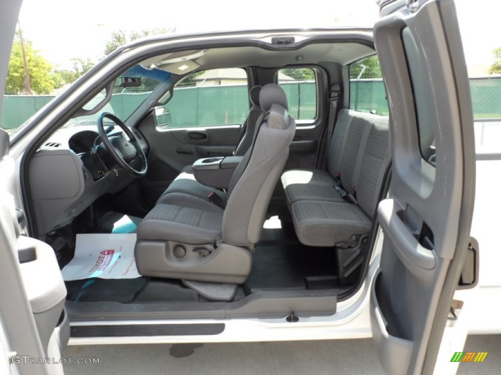 Medium Graphite Interior 2002 Ford F150 Sport SuperCab Photo #50585998