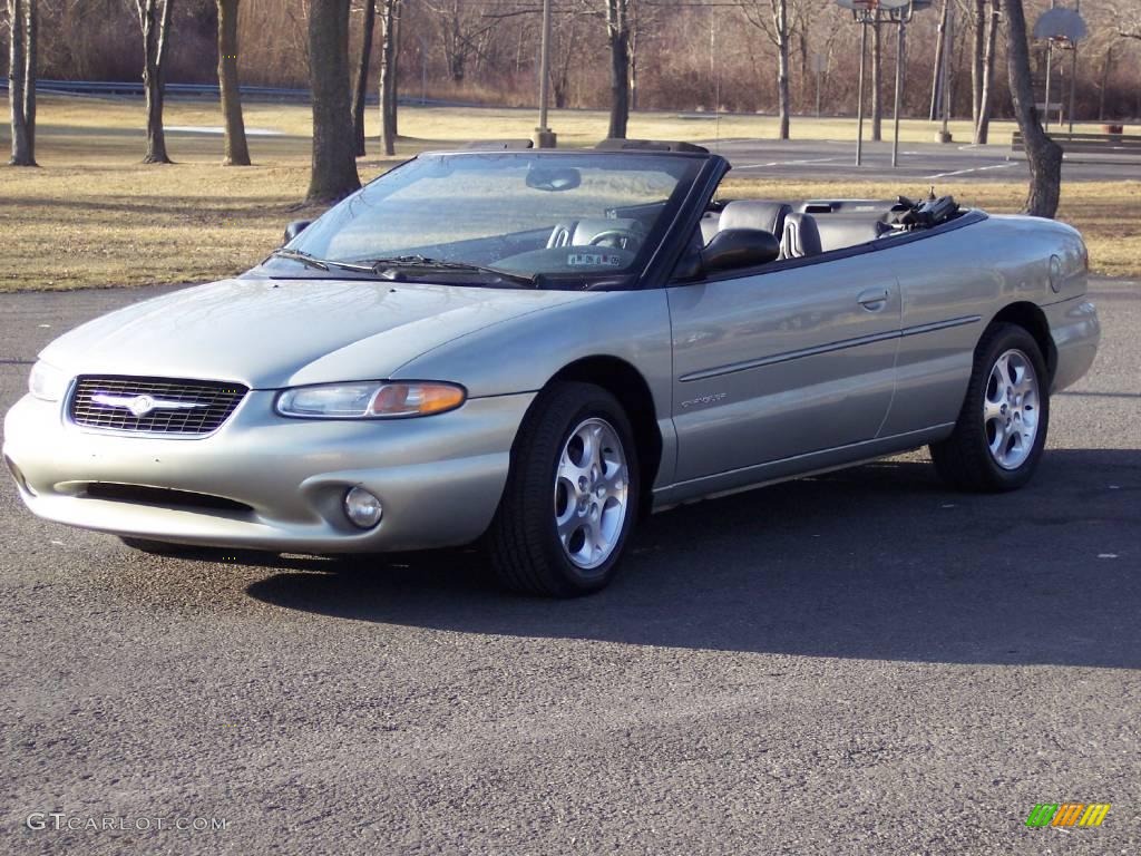 2000 Sebring JXi Convertible - Light Cypress Green Metallic / Agate photo #12