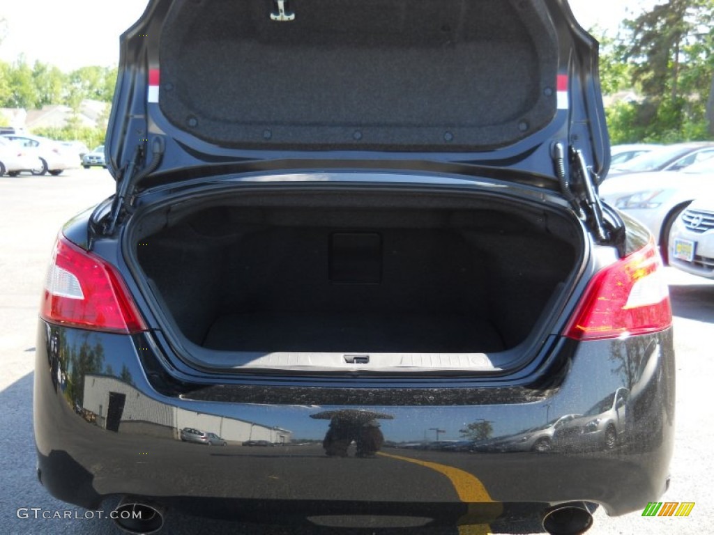 2009 Maxima 3.5 SV - Super Black / Charcoal photo #6
