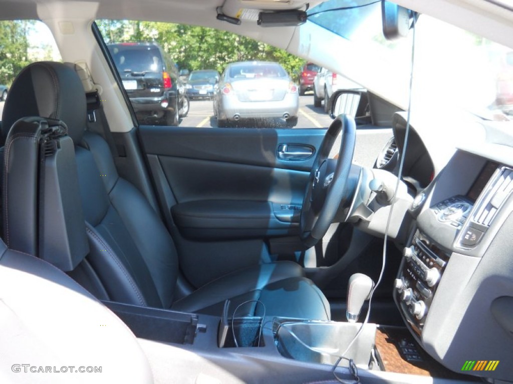 2009 Maxima 3.5 SV - Super Black / Charcoal photo #7