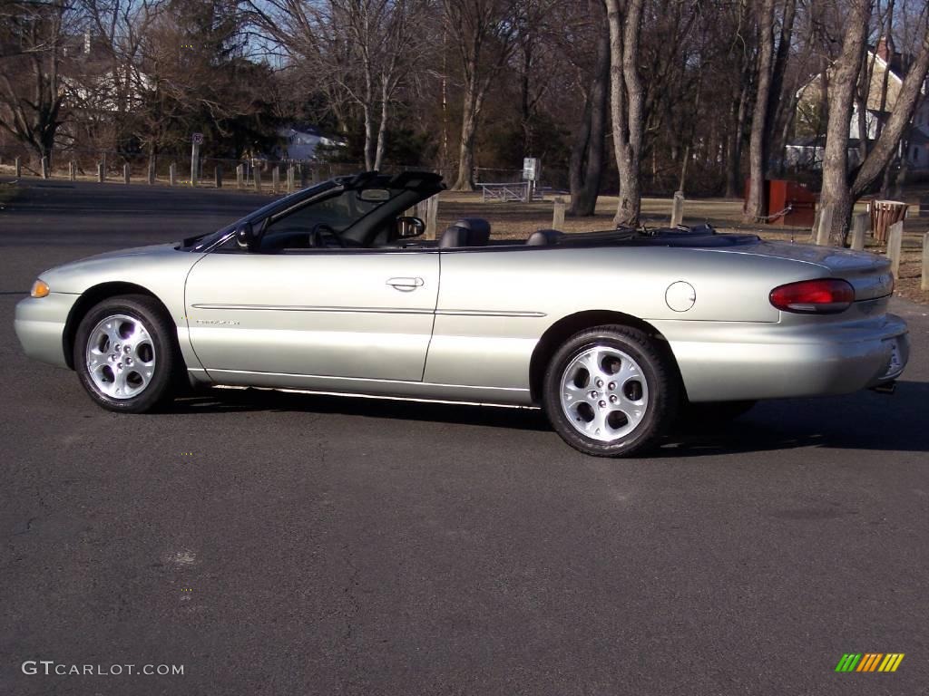 2000 Sebring JXi Convertible - Light Cypress Green Metallic / Agate photo #16