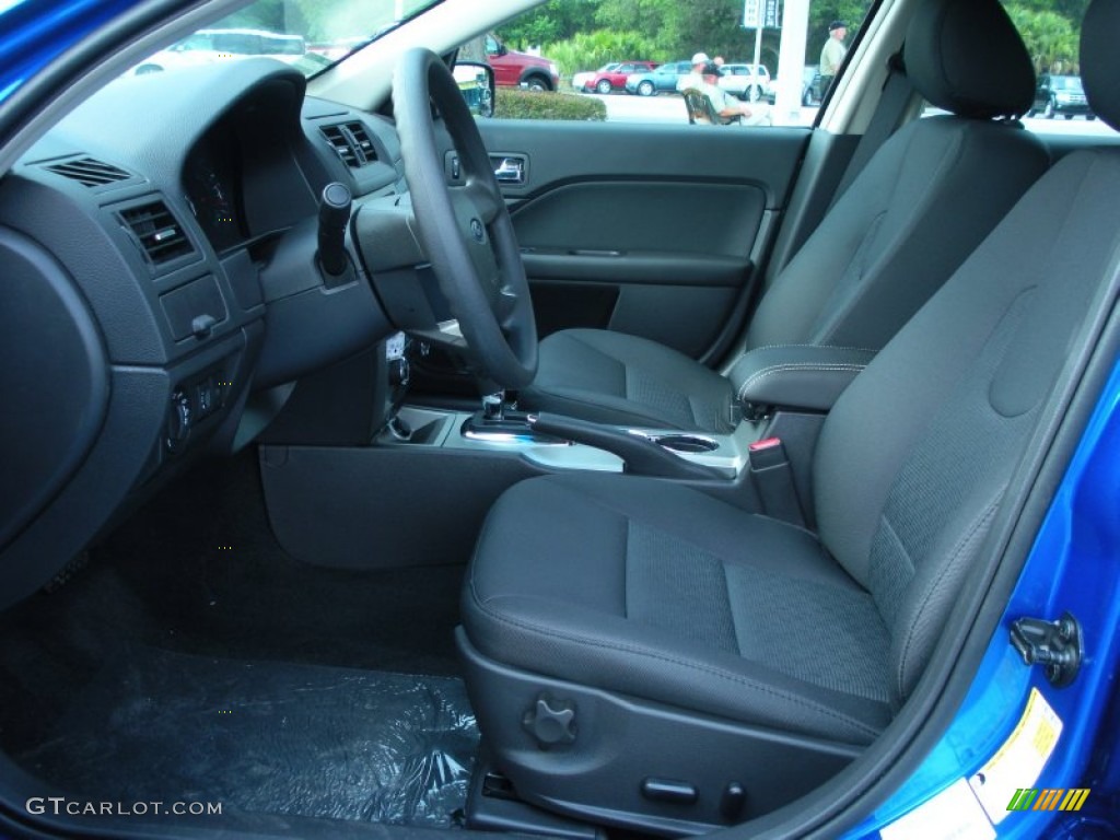 2011 Fusion SE - Blue Flame Metallic / Charcoal Black photo #5