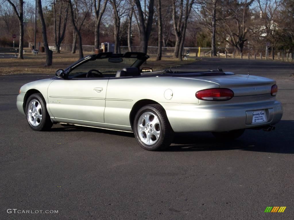2000 Sebring JXi Convertible - Light Cypress Green Metallic / Agate photo #17