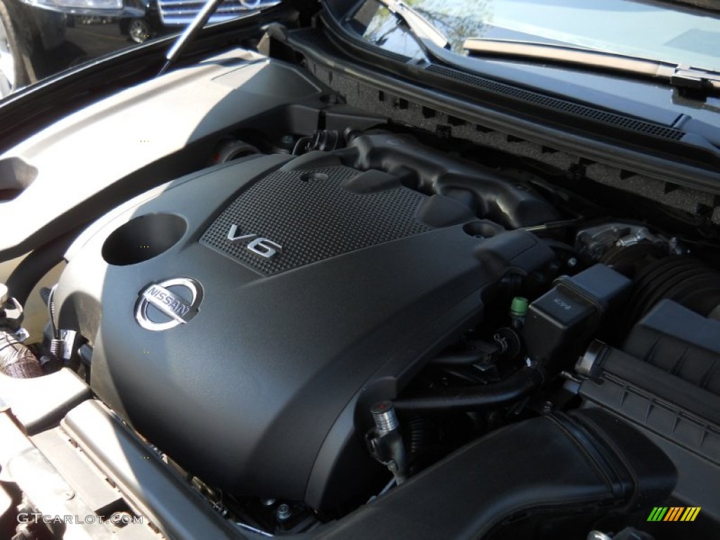 2009 Maxima 3.5 SV - Super Black / Charcoal photo #13