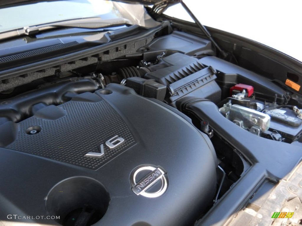 2009 Maxima 3.5 SV - Super Black / Charcoal photo #14