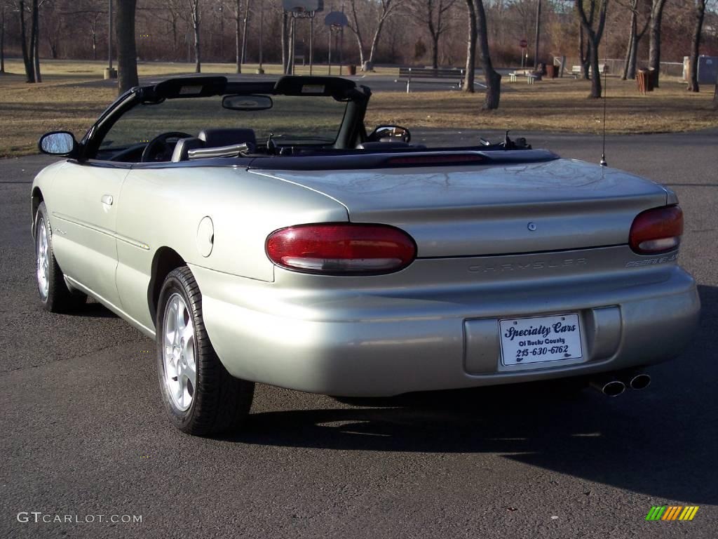 2000 Sebring JXi Convertible - Light Cypress Green Metallic / Agate photo #18