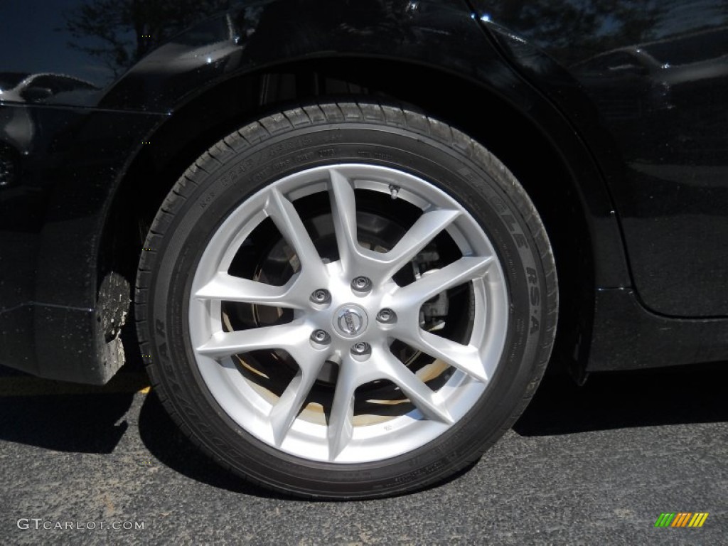 2009 Maxima 3.5 SV - Super Black / Charcoal photo #20