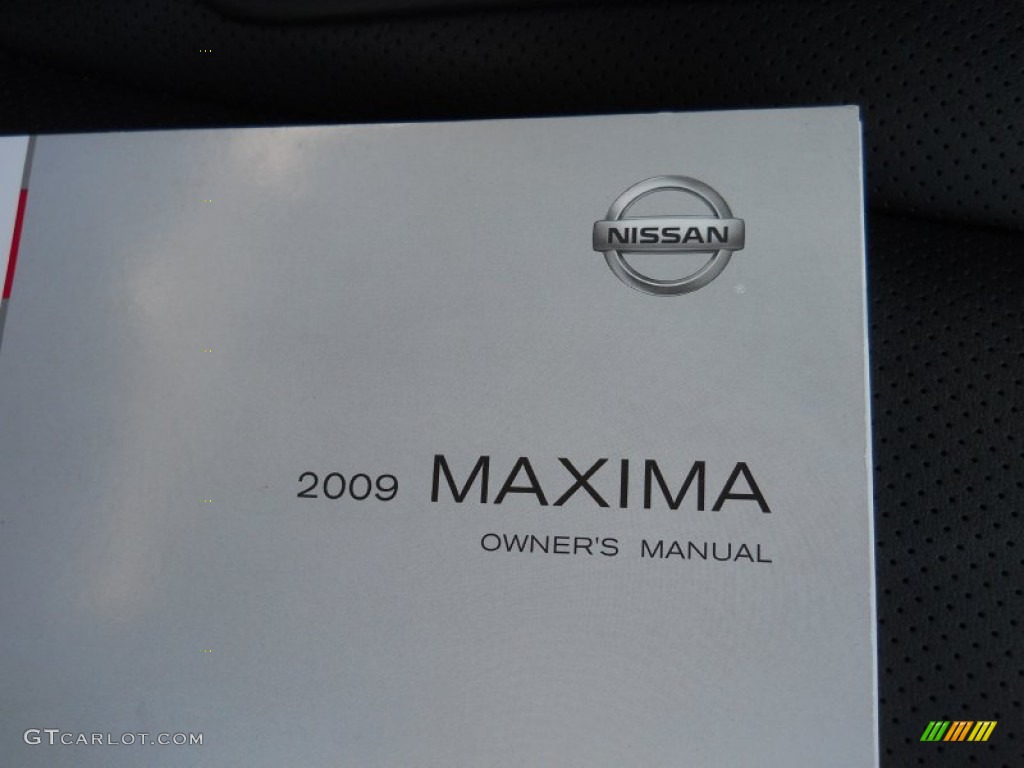 2009 Maxima 3.5 SV - Super Black / Charcoal photo #21