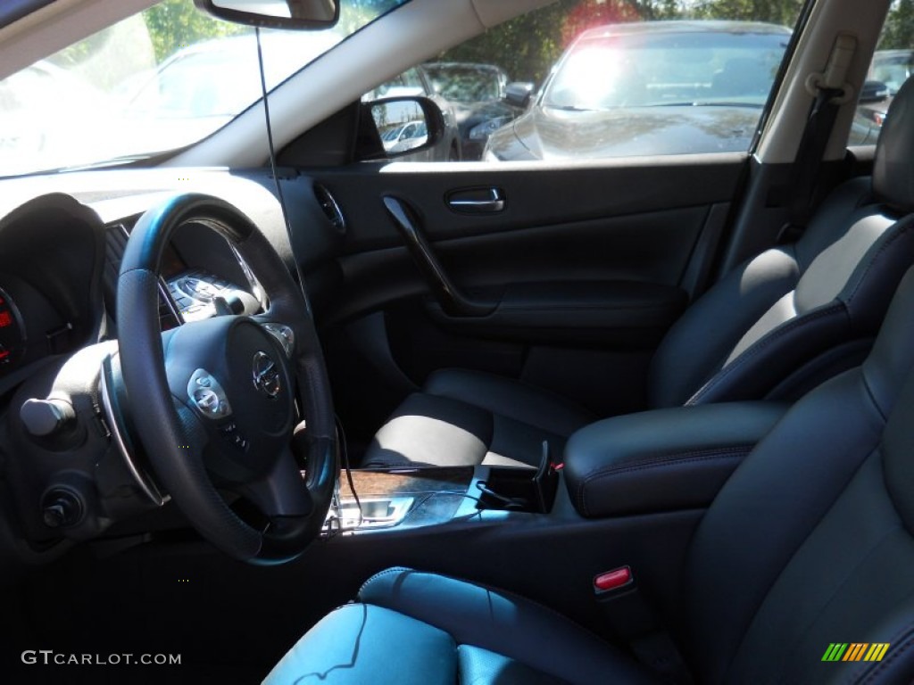 2009 Maxima 3.5 SV - Super Black / Charcoal photo #28