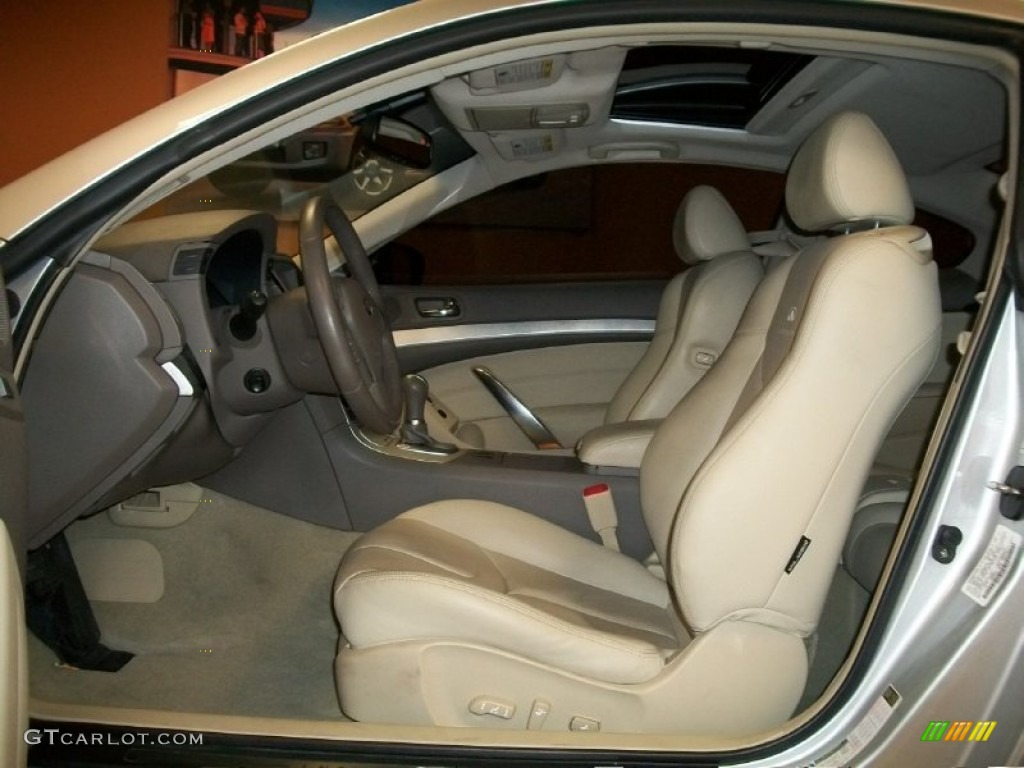 Wheat Interior 2008 Infiniti G 37 Journey Coupe Photo #50586584