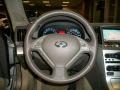 2008 Infiniti G Wheat Interior Steering Wheel Photo