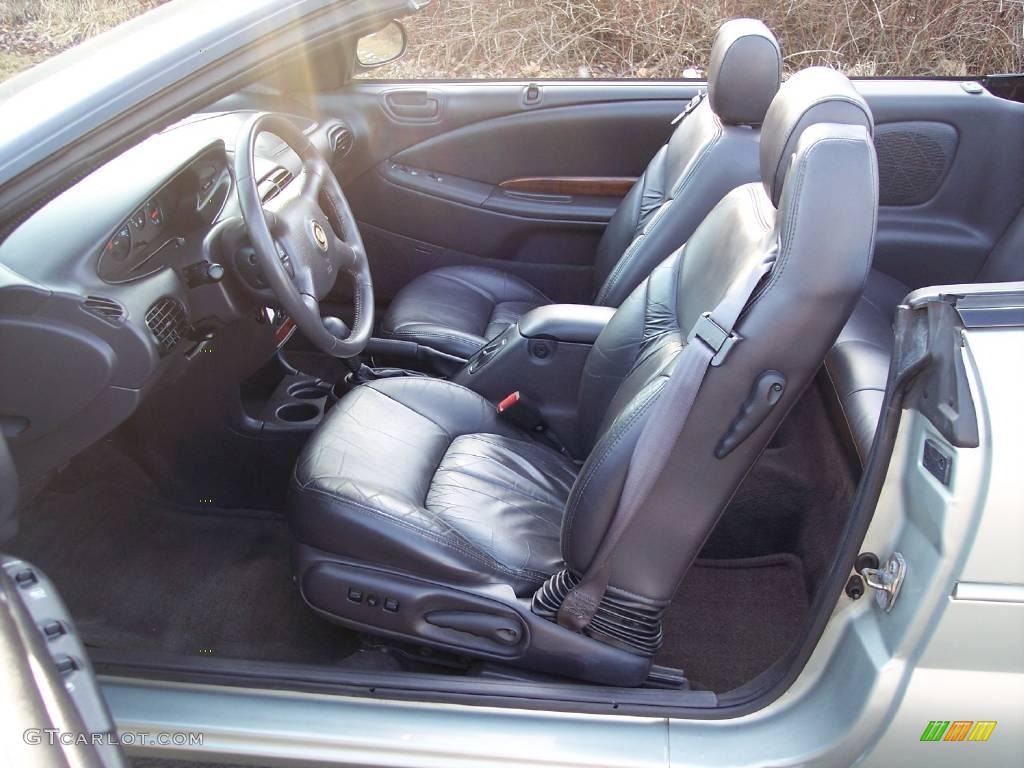 2000 Sebring JXi Convertible - Light Cypress Green Metallic / Agate photo #30