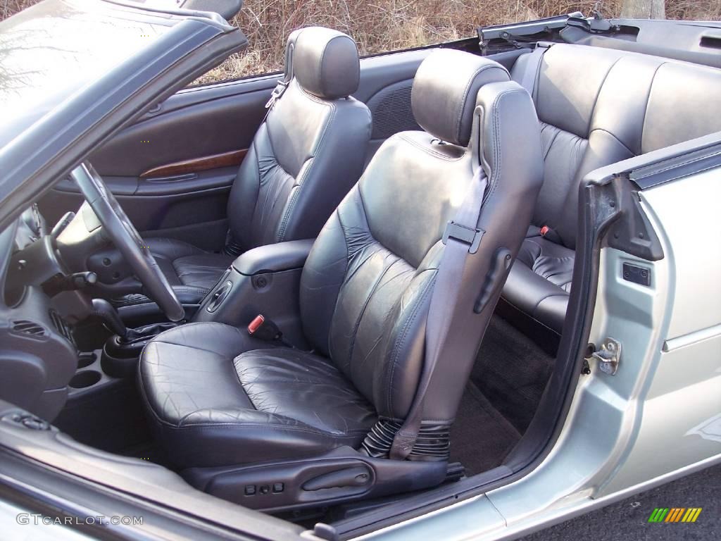 2000 Sebring JXi Convertible - Light Cypress Green Metallic / Agate photo #31