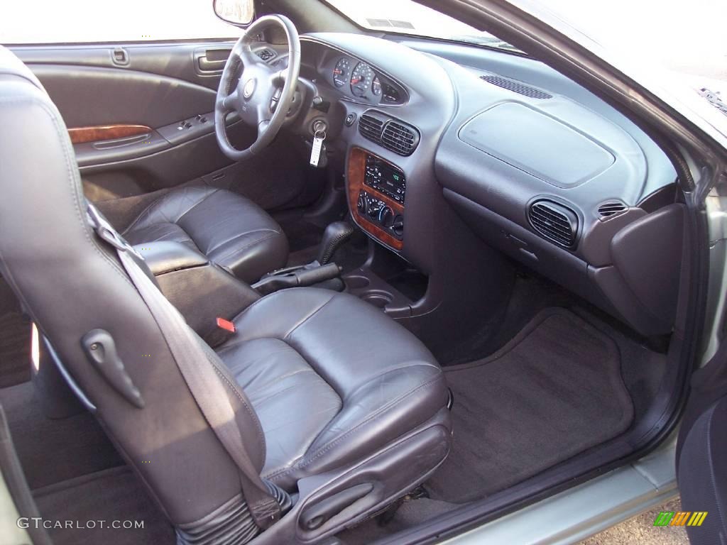 2000 Sebring JXi Convertible - Light Cypress Green Metallic / Agate photo #36