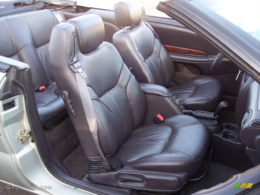 2000 Sebring JXi Convertible - Light Cypress Green Metallic / Agate photo #37