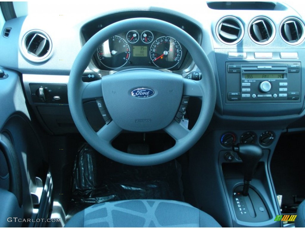 2011 Ford Transit Connect XLT Cargo Van Dark Grey Dashboard Photo #50587376