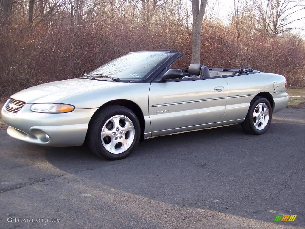 2000 Sebring JXi Convertible - Light Cypress Green Metallic / Agate photo #43