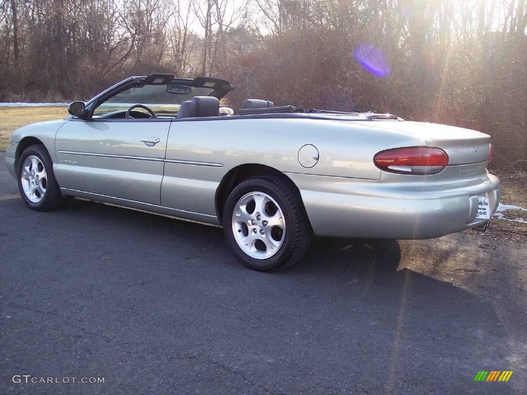 2000 Sebring JXi Convertible - Light Cypress Green Metallic / Agate photo #45