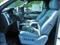 Steel Gray/Black 2011 Ford F150 Limited SuperCrew Interior Color