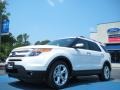 2011 White Platinum Tri-Coat Ford Explorer Limited  photo #1
