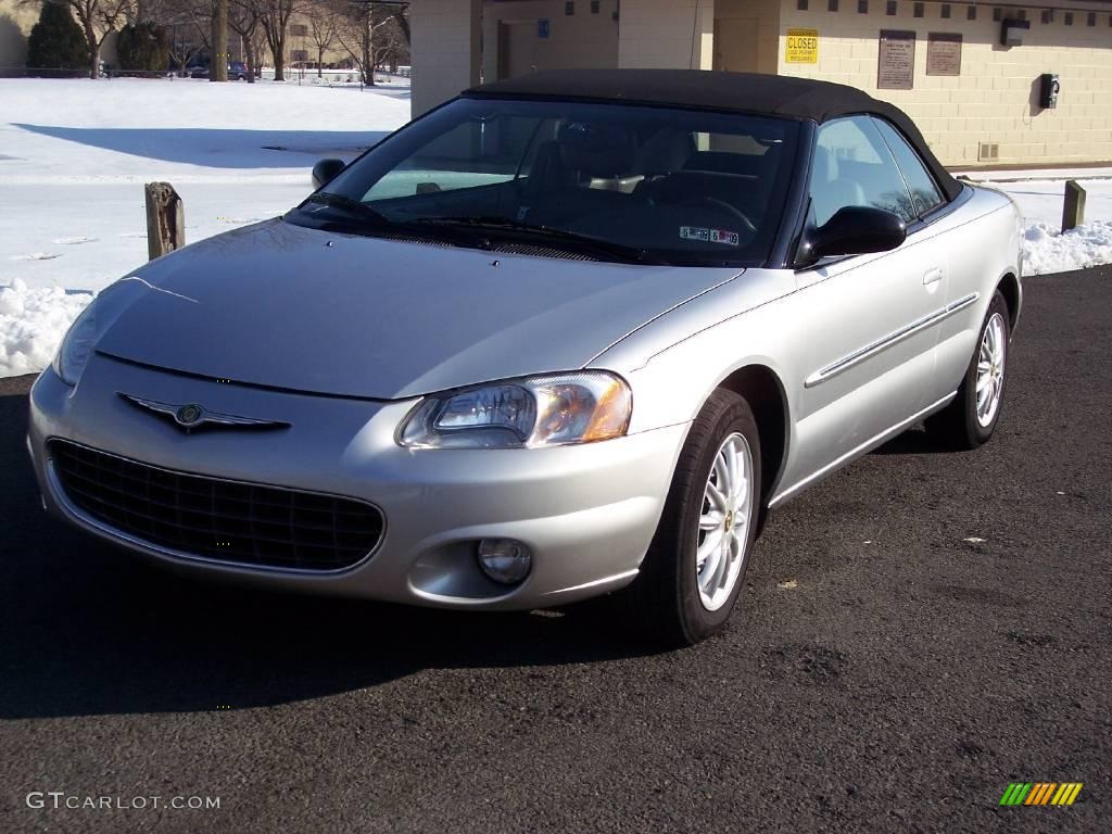 2002 Sebring LXi Convertible - Brilliant Silver Metallic / Sandstone photo #4